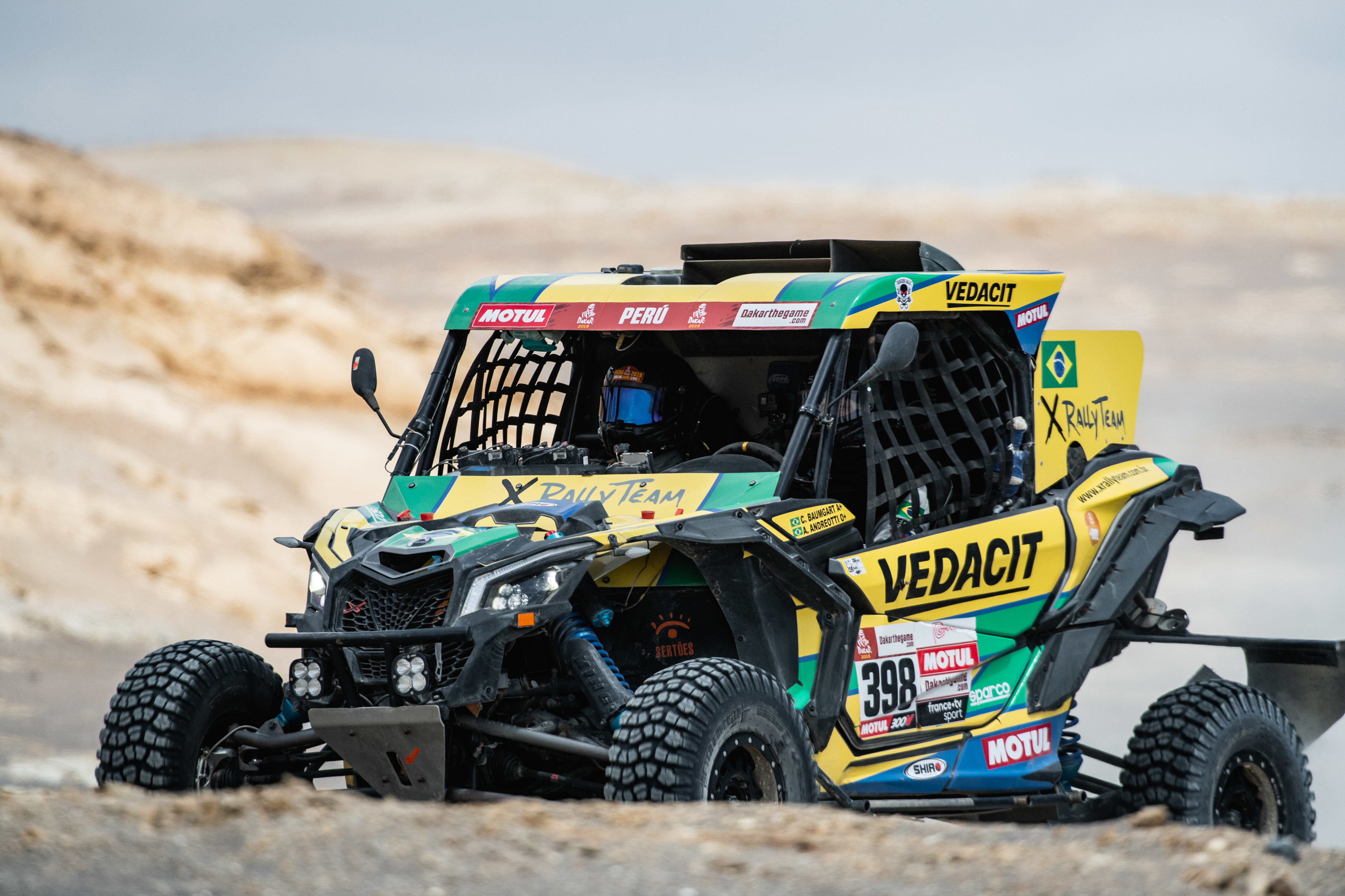 Baumgart/Andreotti fecham em segundo antepenltima especial do Dakar e X Rally Team sobe na classificao