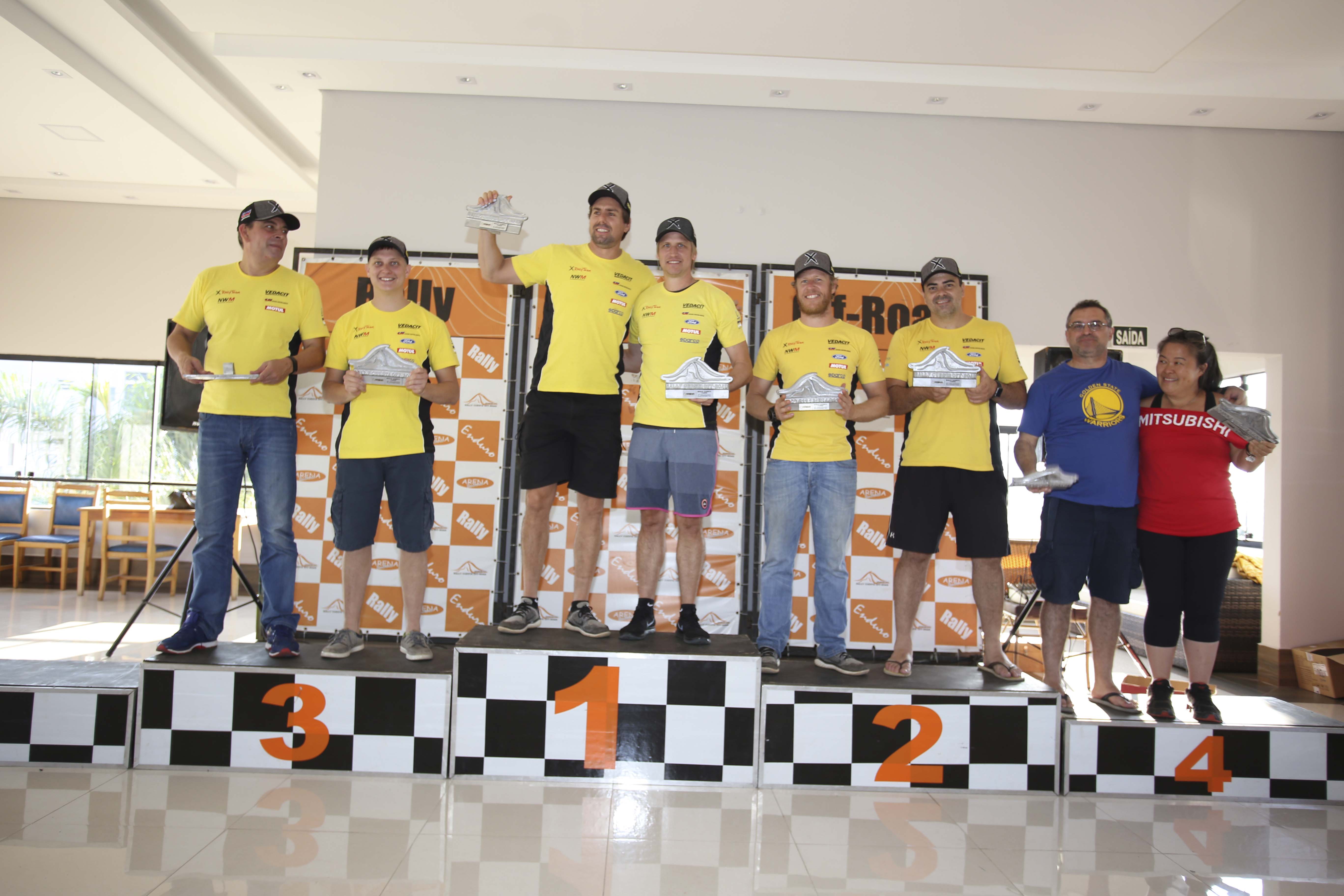 1, 2, 3: Equipe X Rally Team faz a trinca no Cuesta em Botucatu